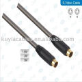 Pies 4 Pin S-Video Cable macho a cable macho Cable chapado en oro para DVD HDTV